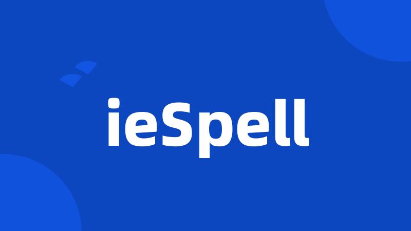 ieSpell