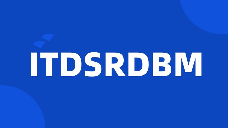 ITDSRDBM