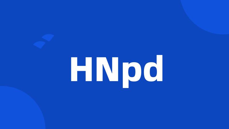 HNpd