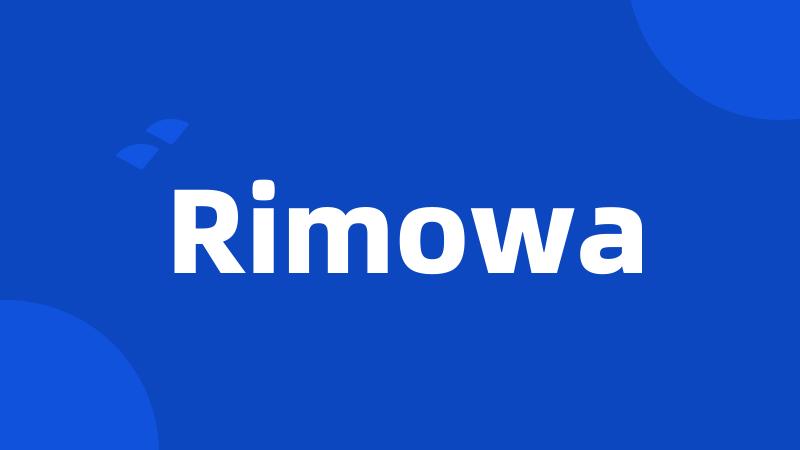 Rimowa