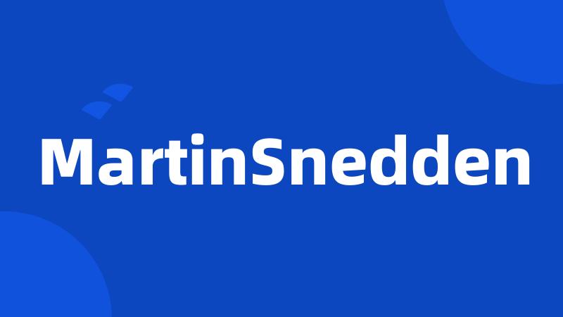 MartinSnedden