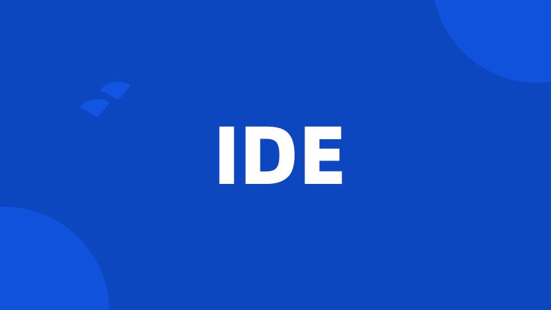 IDE