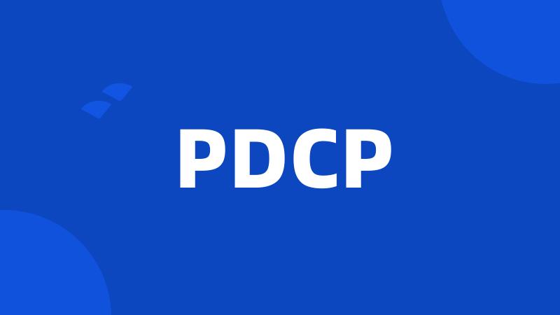 PDCP