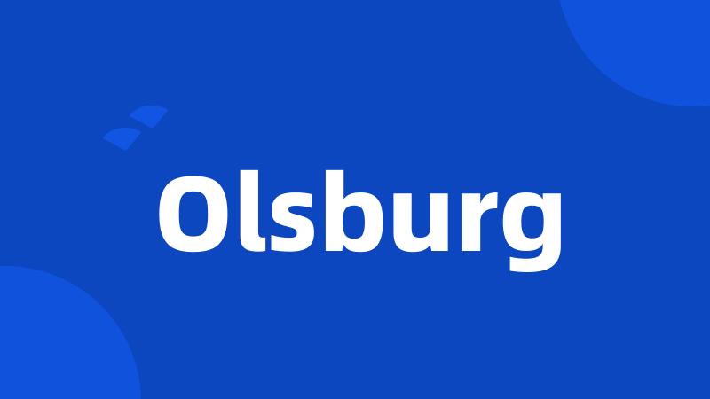 Olsburg