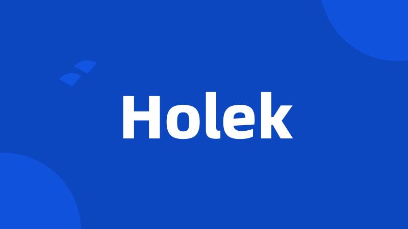 Holek