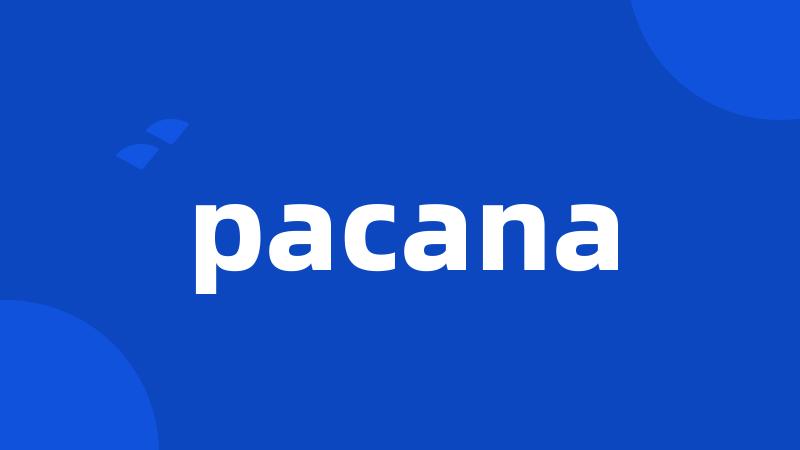 pacana