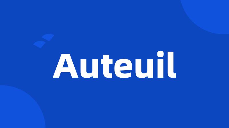 Auteuil