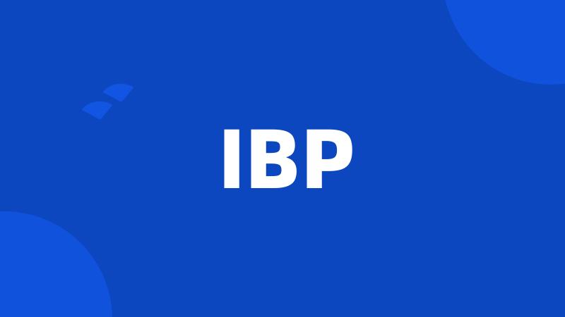 IBP