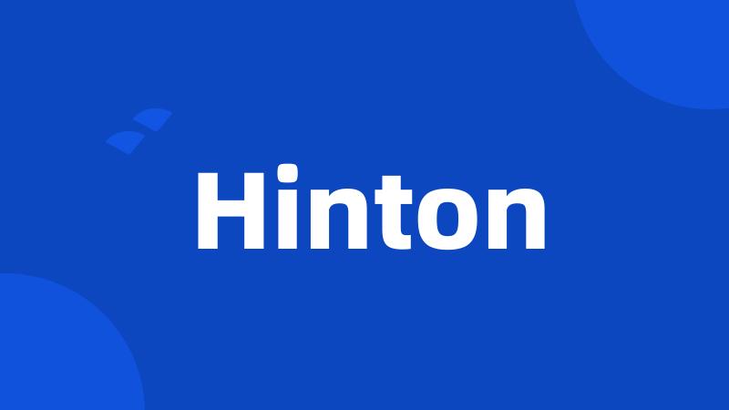 Hinton