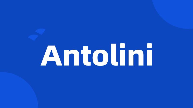 Antolini