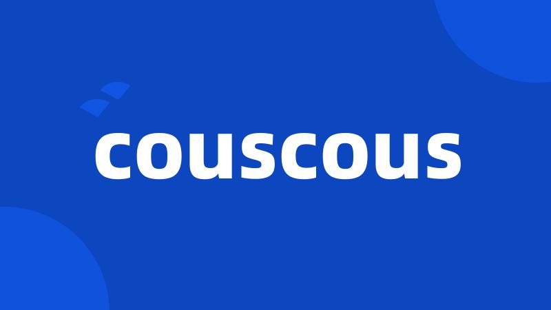 couscous