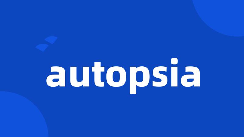 autopsia