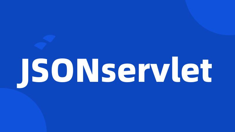 JSONservlet