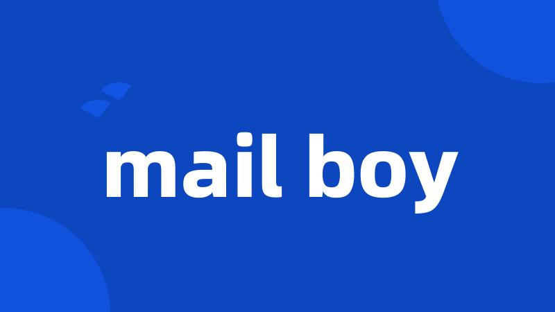 mail boy