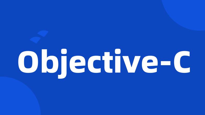 Objective-C