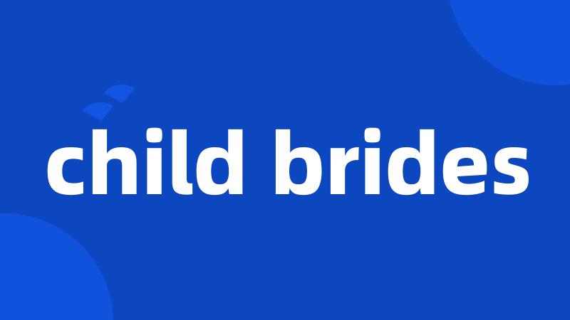 child brides