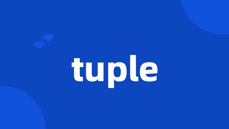 tuple