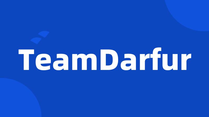 TeamDarfur