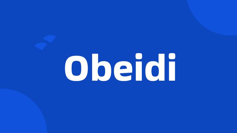 Obeidi