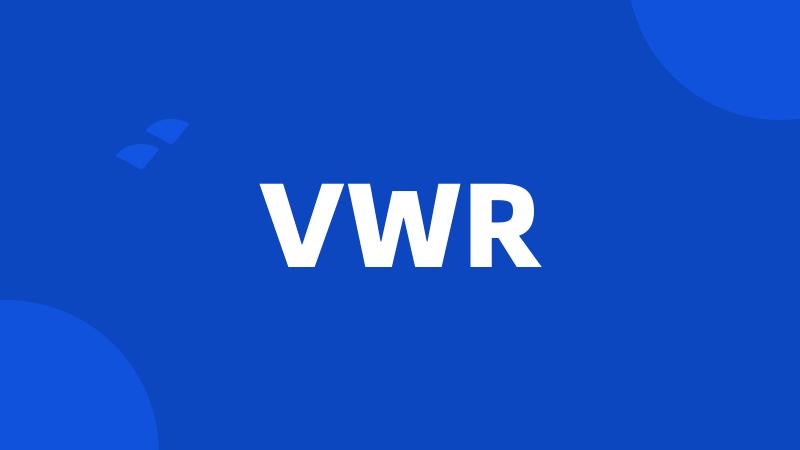 VWR