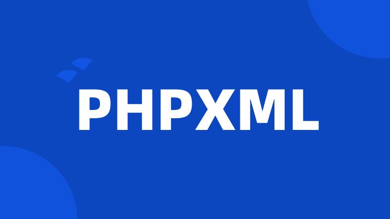 PHPXML