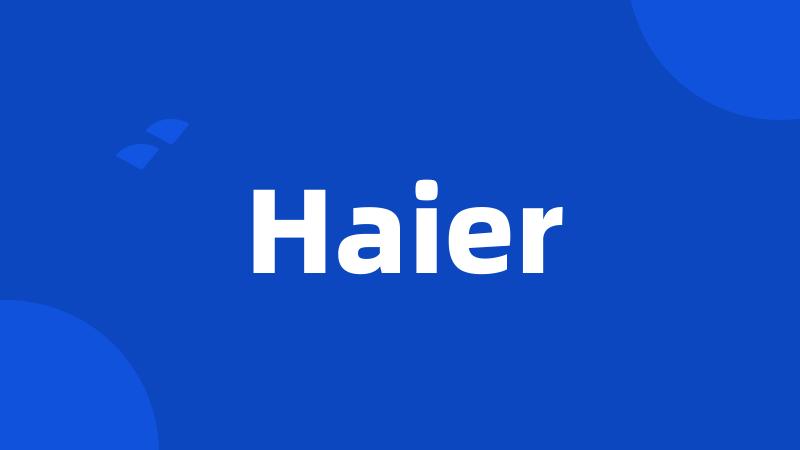 Haier