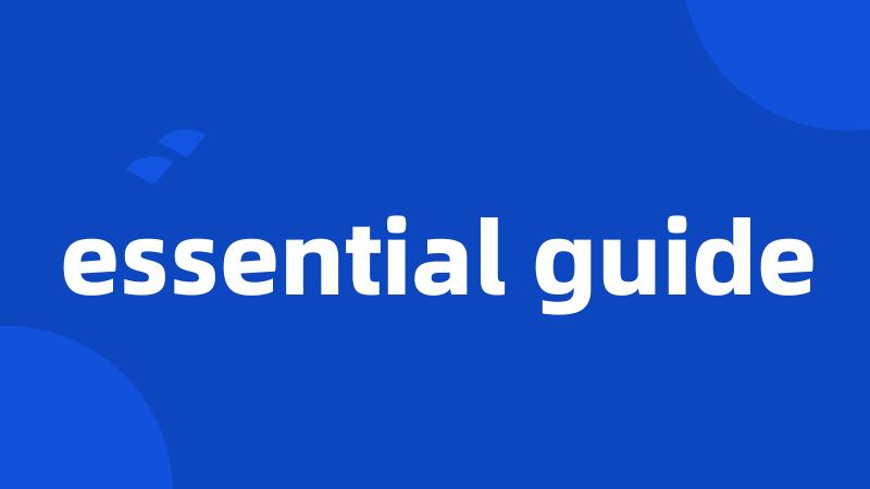 essential guide