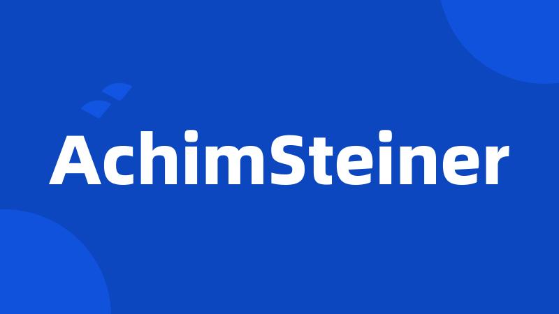 AchimSteiner