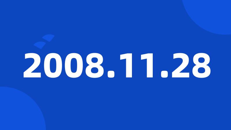 2008.11.28