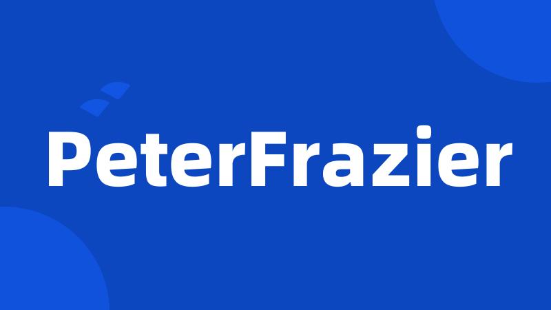 PeterFrazier