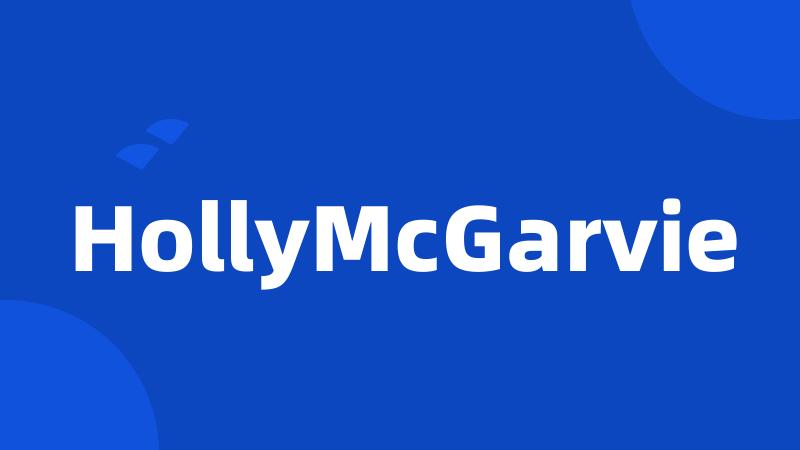 HollyMcGarvie