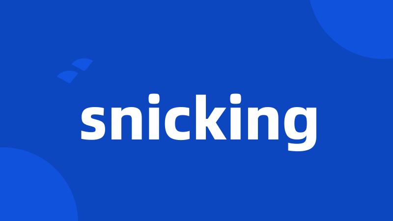 snicking