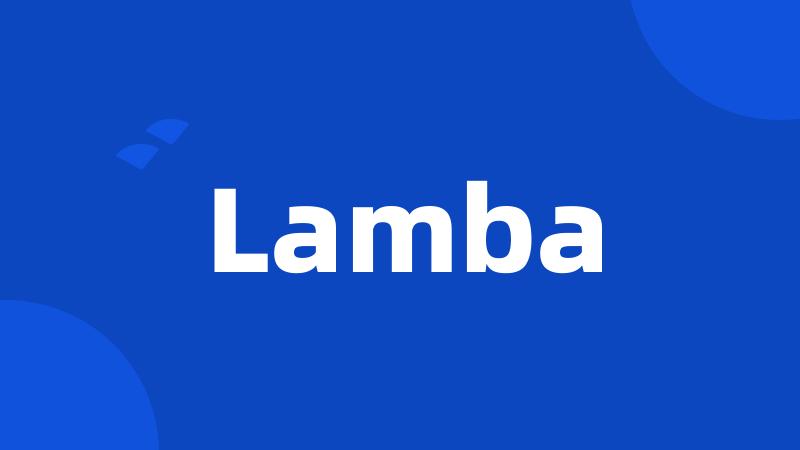 Lamba