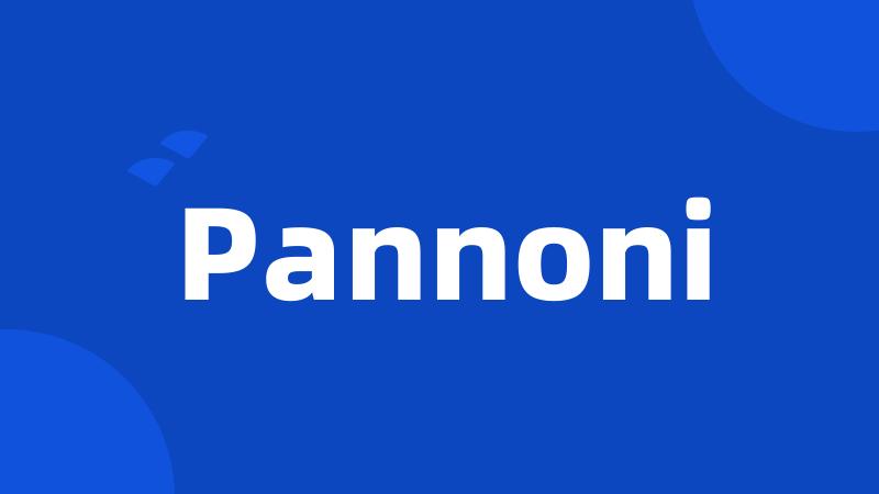 Pannoni