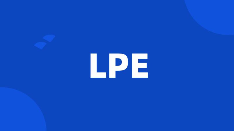 LPE