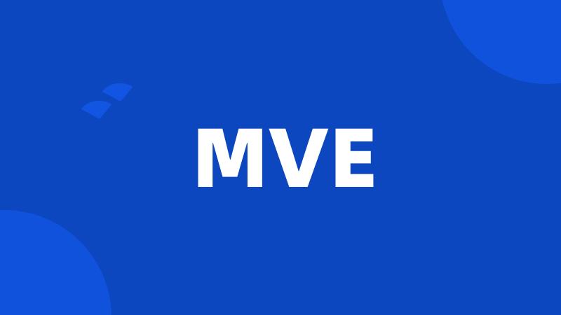 MVE