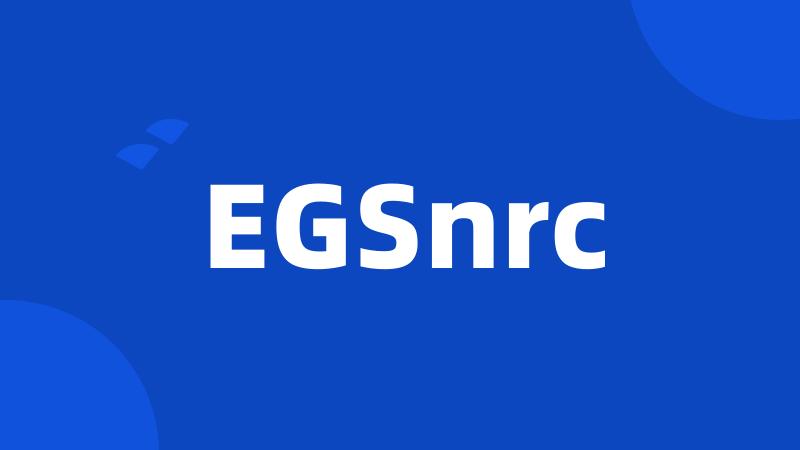 EGSnrc