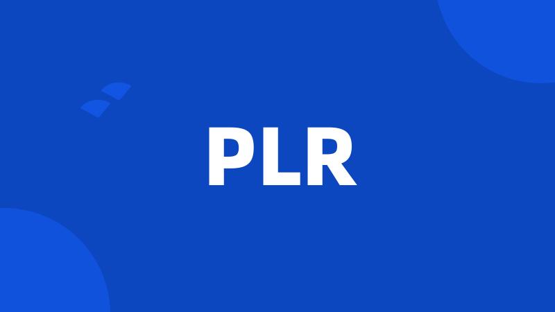 PLR