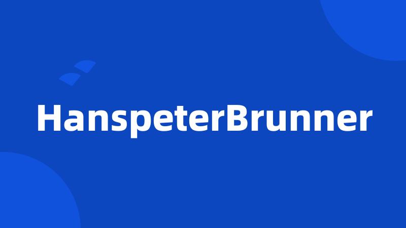 HanspeterBrunner