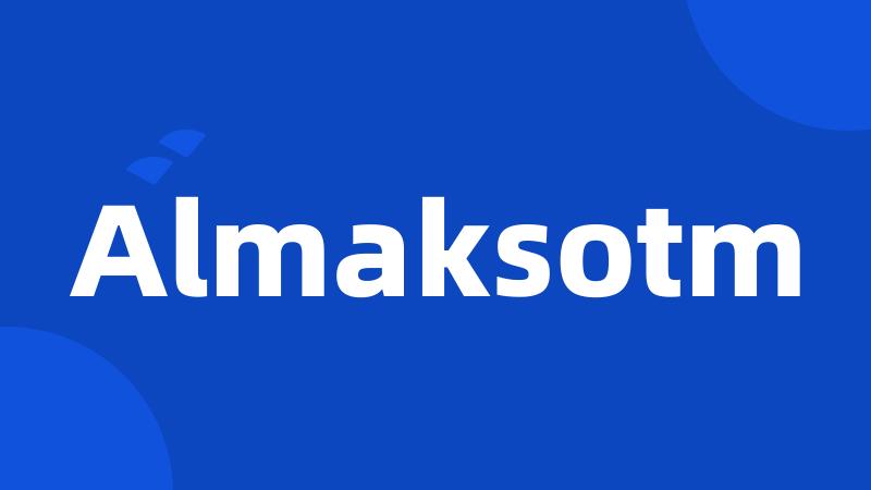 Almaksotm