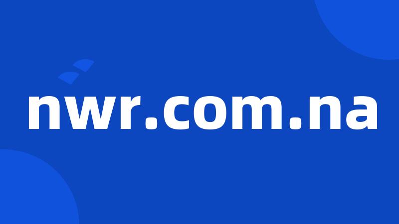 nwr.com.na