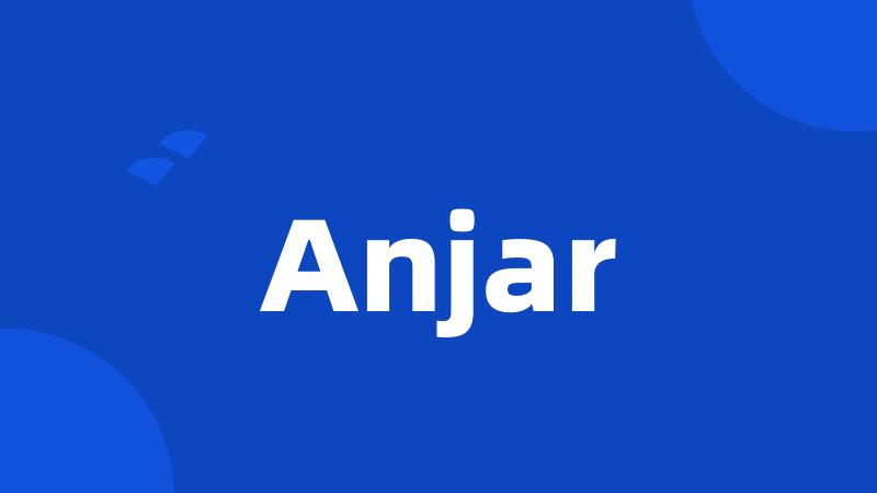 Anjar