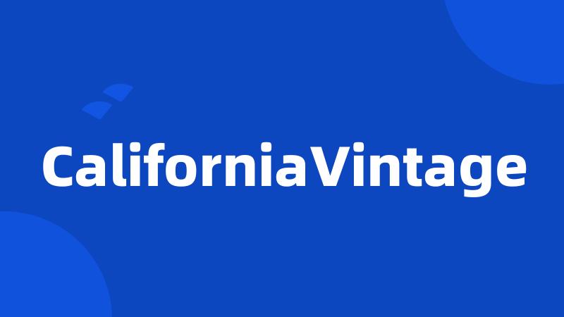 CaliforniaVintage