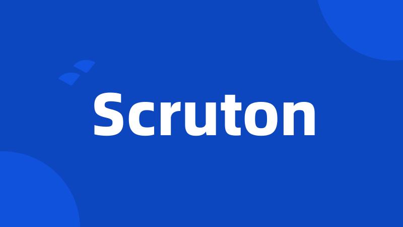 Scruton