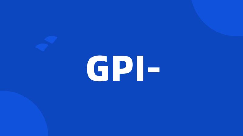 GPI-