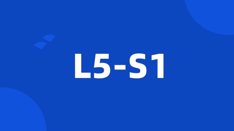 L5-S1