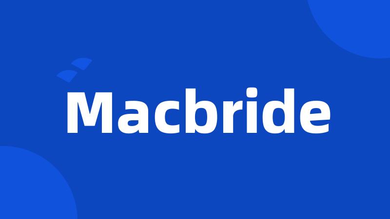 Macbride