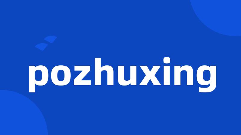 pozhuxing