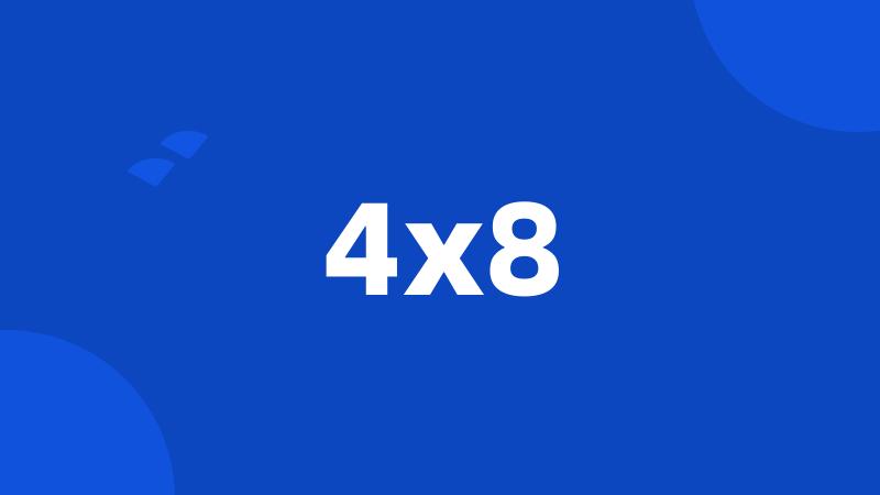 4x8