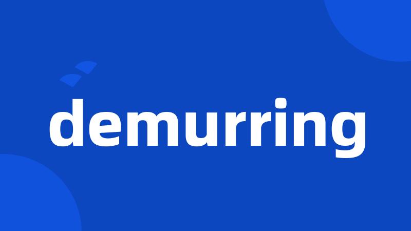 demurring